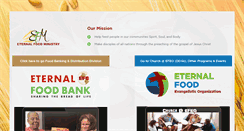 Desktop Screenshot of eternalfoodministry.org